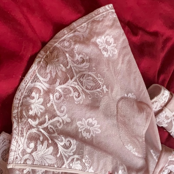 Pink lace swing summer dress jacket - Picture 6 of 7